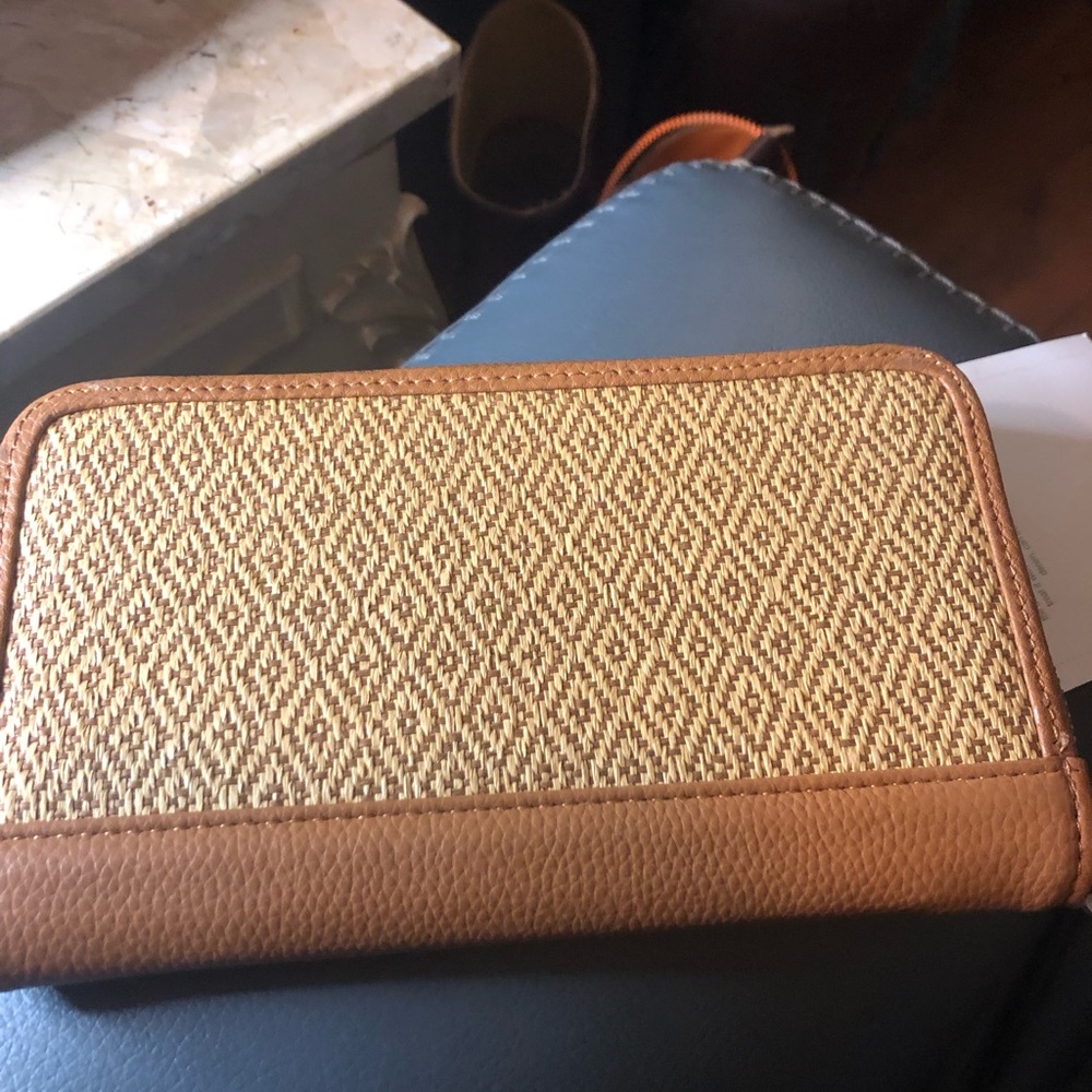 Thirty-One Tan and Brown Women's Wallet